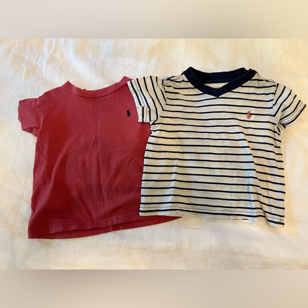 Lot of two size 2T Polo Ralph Lauren t-shirts